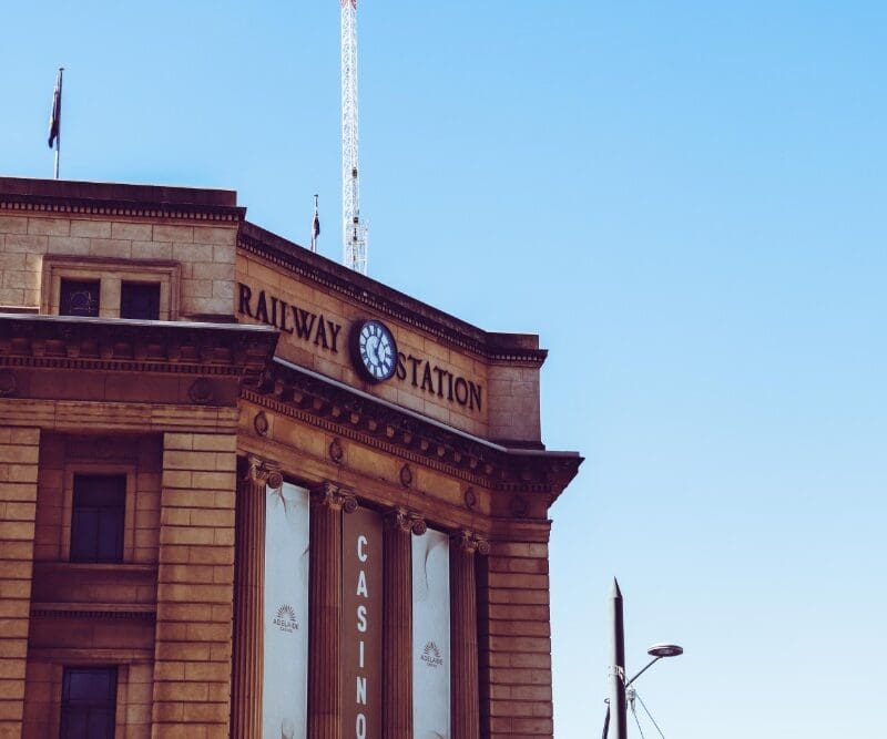 Railway Station in Adelaide